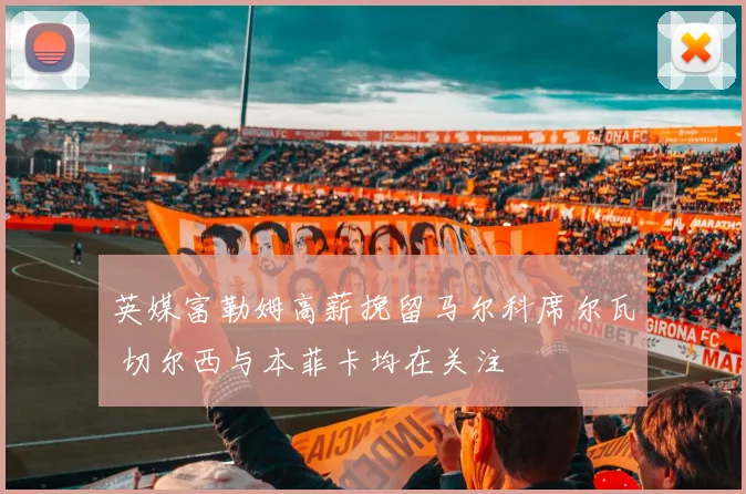 英媒富勒姆高薪挽留马尔科席尔瓦 切尔西与本菲卡均在关注