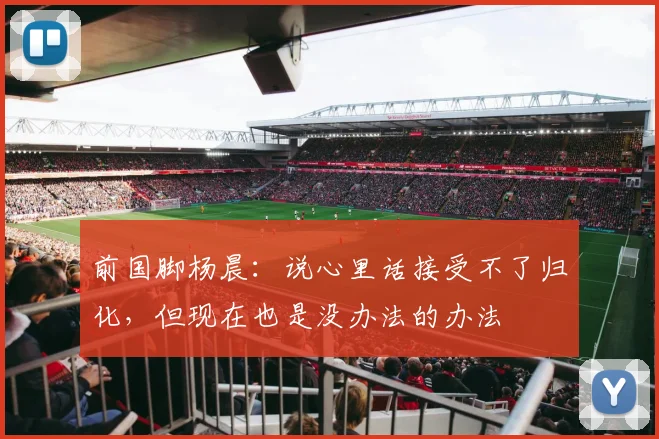 前国脚杨晨：说心里话接受不了归化，但现在也是没办法的办法