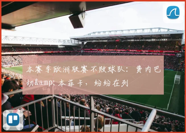 本赛季欧洲联赛不败球队：费内巴切&本菲卡，纷纷在列
